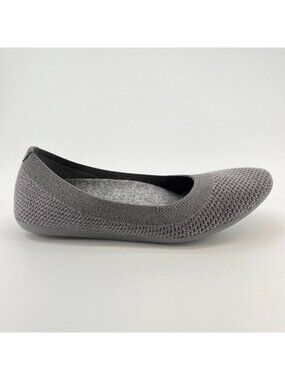 Allbirds Tree Breezer Womens Size 7 Gray Casual Slip On Ballet Flats Shoes